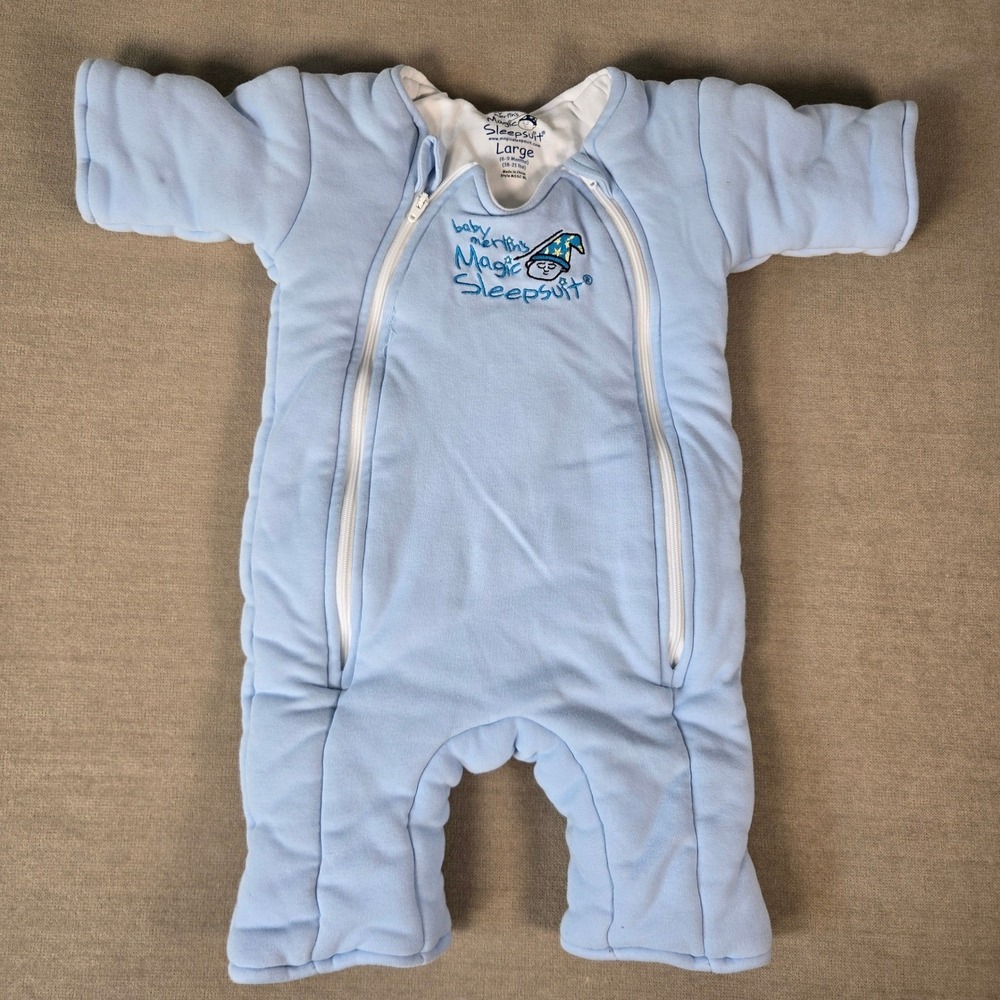 Baby Blue Magic Sleepsuit Infant Sleep Sack - Large